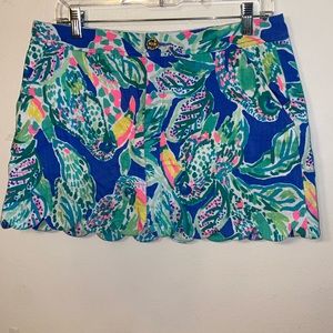 EUC Lilly Pulitzer Lorelei Skort Size 6